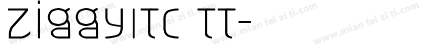 ZiggyITC TT字体转换